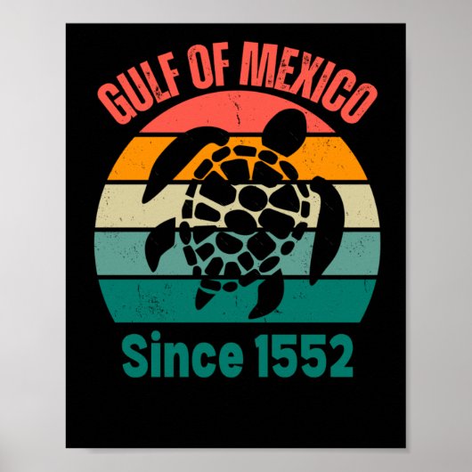Golf von Mexiko war und wird es für immer 2025 Poster (Vorne)