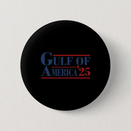 Golf von Mexiko Willkommen im Amerikanischen Golf Button (Vorderseite)
