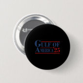 Golf von Mexiko Willkommen im Amerikanischen Golf Button (Vorne & Hinten)