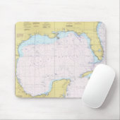 Golf von Mexikoseediagramm Mausunterlage Mousepad (Mit Mouse)
