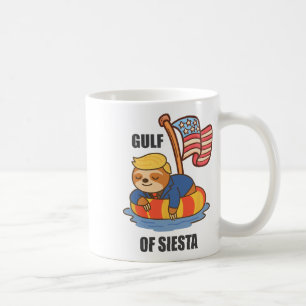 Golf von Siesta lustiger Trump Faultier  Kaffeetasse