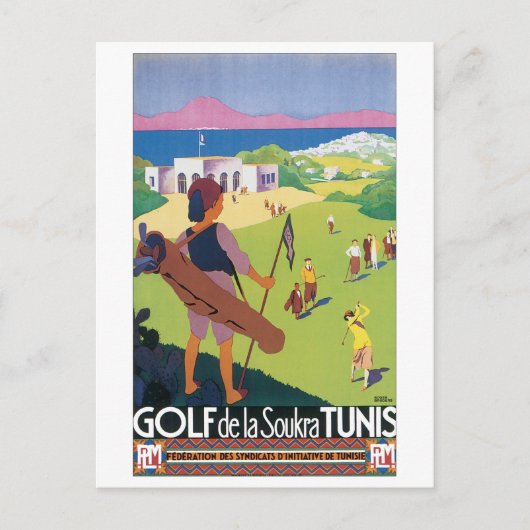 Golf von Soukra Tunis Postkarte (Vorderseite)