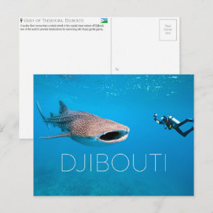 Golf von Tadjoura, Djibouti Reise-Postkarte Postkarte
