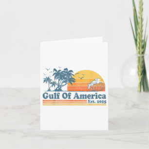 Golf von uns Amerika Est 2025 Retro Vintag Beach M Karte
