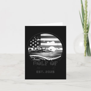 Golf Von Uns Amerika Est 2025 Retro Vintage Strand Karte