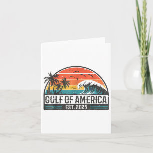 Golf Von Uns Amerika Est 2025 Retro Vintage Strand Karte
