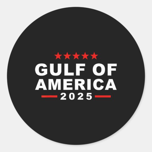 Golf von USA 2 Runder Aufkleber (Vorderseite)