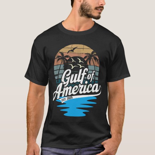 Golf von USA Amerika 2025 T-Shirt – Vintage Amerik (Vorderseite)