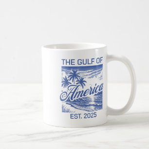 Golf von USA Amerika Est 2025 Amerikanische Flagge Kaffeetasse