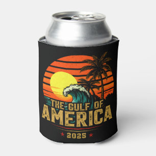 Golf von USA Amerika Est 2025 Retro Vintage Dosenkühler