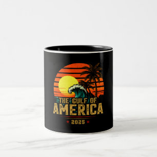 Golf von USA Amerika Est 2025 Retro Vintage Zweifarbige Tasse