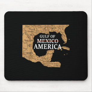 Golf von USA Est 2025 Kartenrückstand Mousepad
