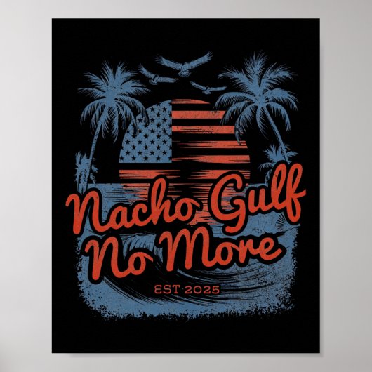 Golf von USA Est 2025 Poster (Vorne)