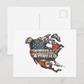 Golf von USA Feiertagspostkarte (Vorne/Hinten)