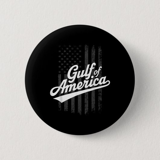 Golf von USA, Vintage Flagge der USA Button (Vorderseite)