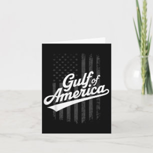 Golf von USA, Vintage Flagge der USA Karte