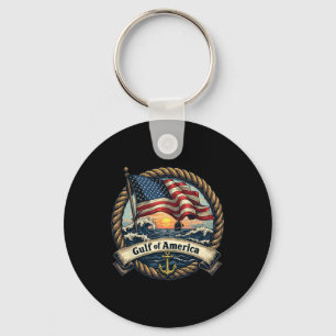 Golf von USA Vintagen Usa Nauti Schlüsselanhänger