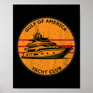 Golf von USA Yacht Club Trump Golf von uns Ame Poster