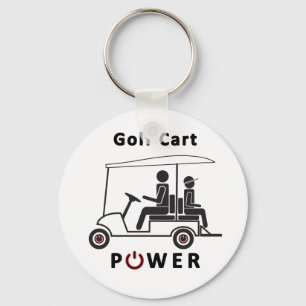 Golf-Wagen-Power Schlüsselanhänger