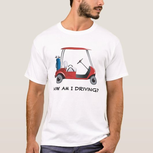 Golf-Wagen-T - Shirt (Vorderseite)