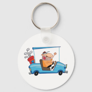 Golf-Wagen-Typ Schlüsselanhänger