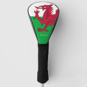 Golf Wales & Welsh Flag Sport Golf Clubs Covers Golf Headcover (Vorderseite)