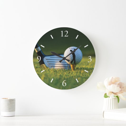 Golf Wall Clock Große Wanduhr (Zuhause)
