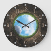 Golf Wall Clock Große Wanduhr (Vorderseite)