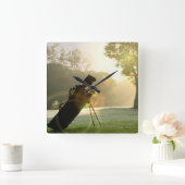 Golf Wall Clock Quadratische Wanduhr (Zuhause)