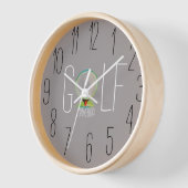 Golf Wall Clock Uhr (Winkel)