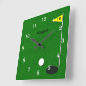 Golf Wanduhr (Winkel)