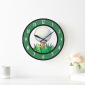 Golf-Wanduhr Große Wanduhr (Zuhause)