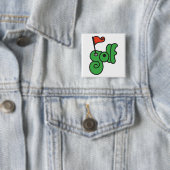 Golf Wang Vibrant Green and Red Button (Beispiel)