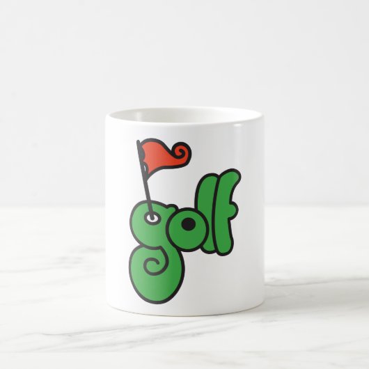 Golf Wang Vibrant Green and Red Kaffeetasse (Mittel)