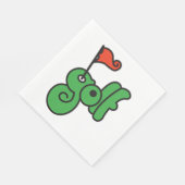 Golf Wang Vibrant Green and Red Serviette (Ecke)