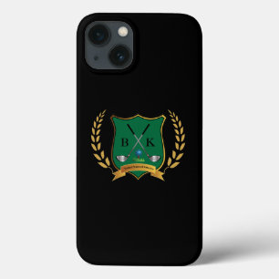 GOLF Wappen mit Laurel Wreath und Monogram iPad Case-Mate iPhone Hülle