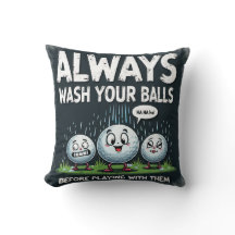 Golf waschen Sie Ihre Kugeln Kissen
