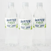 Golf wasserflaschenetikett (Flaschen)
