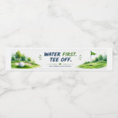 Golf  wasserflaschenetikett (Einzelnes Label)
