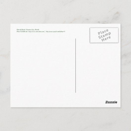 Golf Waves Postkarte (Rückseite)