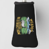 Golf Weapon of Grass Destruction Art Headcover (Rotieren 90)