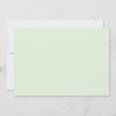 Golf Wedding Einladungskarte mit Golfball Einladung (Rückseite)