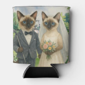 Golf Wedding for Cat Lovers on the course Dosenkühler (Vorderseite)