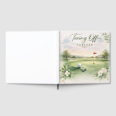 Golf Wedding Napkins | Teeing Off Forever Country Gästebuch (Voll)