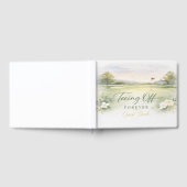 Golf Wedding Napkins | Teeing Off Forever Country Gästebuch (Voll)