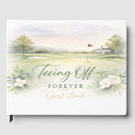 Golf Wedding Napkins | Teeing Off Forever Country  Gästebuch