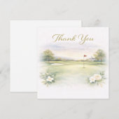 GOLF WEDDING thank you card (Vorne/Hinten)