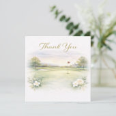 GOLF WEDDING thank you card (Stehend Vorderseite)