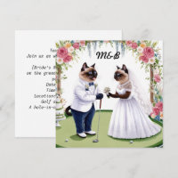 Golf Wedding Thema für Cat Lovers GOLFER