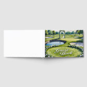 Golf Wedding Themed Gästebuch (Voll)